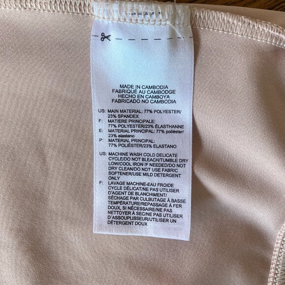 Reebok Classic Athleisure Blush Pink Mini Dress / Long Sleeves Size S - Picture 13 of 15